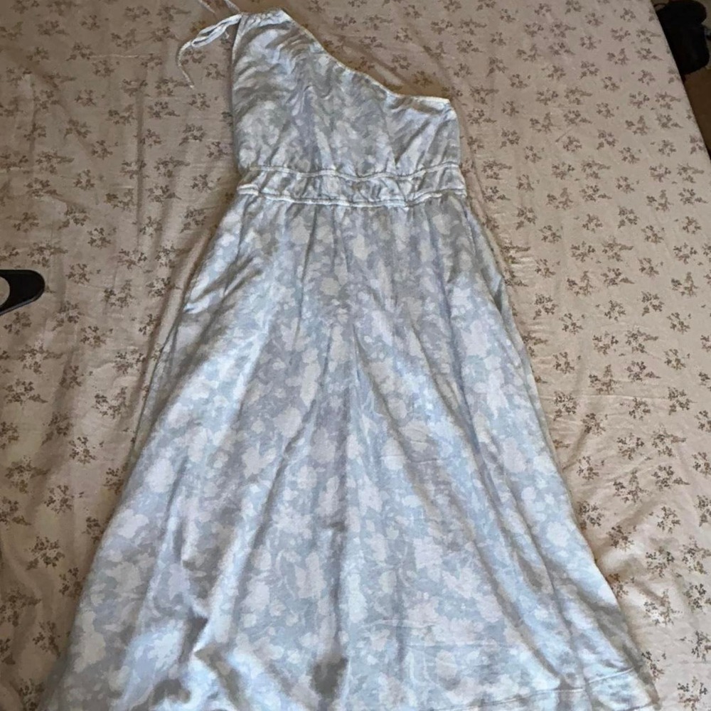00% cotton one shoulder summer dress. Size small